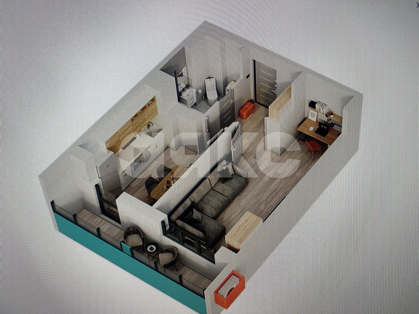 Фото №21: 1-комнатная квартира 35 м² - Нижнекамск, жилой комплекс Семья, ул. Корабельная, 49