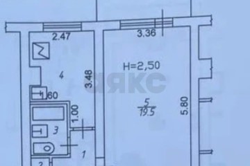 Фото №4: 1-комнатная квартира 35 м² - Краснодар, мкр. Комсомольский, ул. Уральская, 150