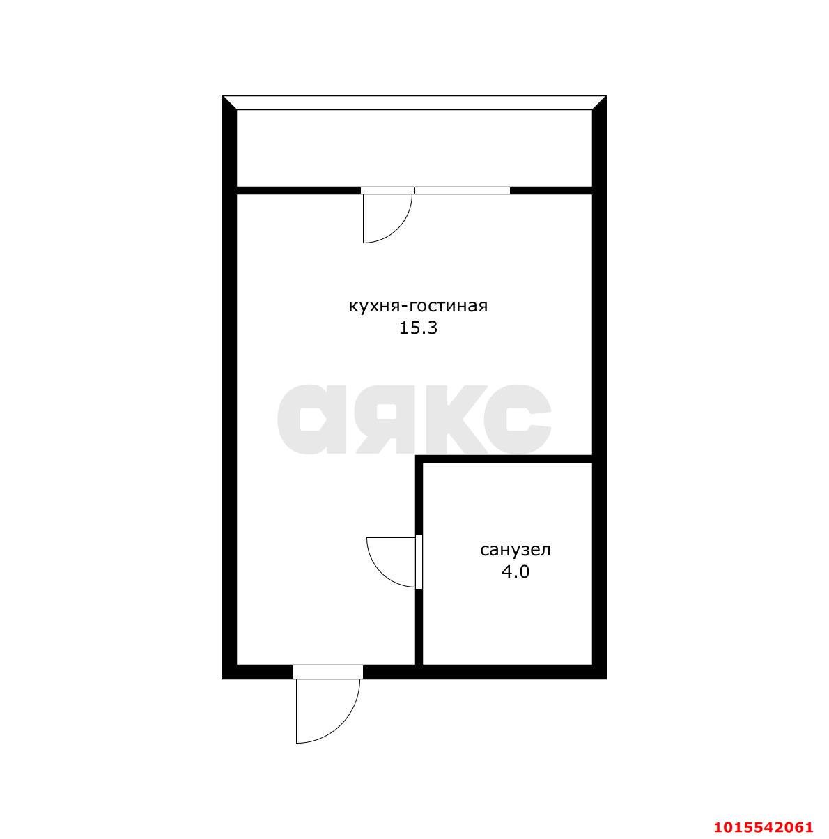 Фото №15: Студия 23 м² - Краснодар, жилой комплекс Победа-2, ул. Цезаря Куникова, 35