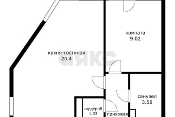 Фото №4: 1-комнатная квартира 41 м² - Краснодар, мкр. Музыкальный, ул. Российская, 257/7