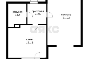Фото №4: 1-комнатная квартира 44 м² - Краснодар, мкр. Сосновый Бор, ул. имени Геннадия Казаджиева