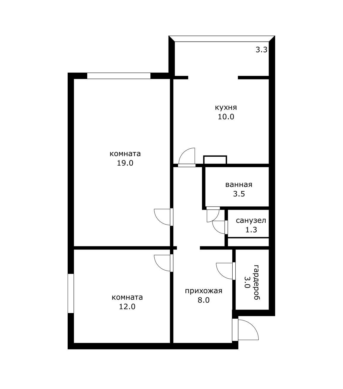 Фото №12: 2-комнатная квартира 62 м² - Краснодар, Прикубанский внутригородской округ, мкр. Восточно-Кругликовский, ул. Черкасская, 72