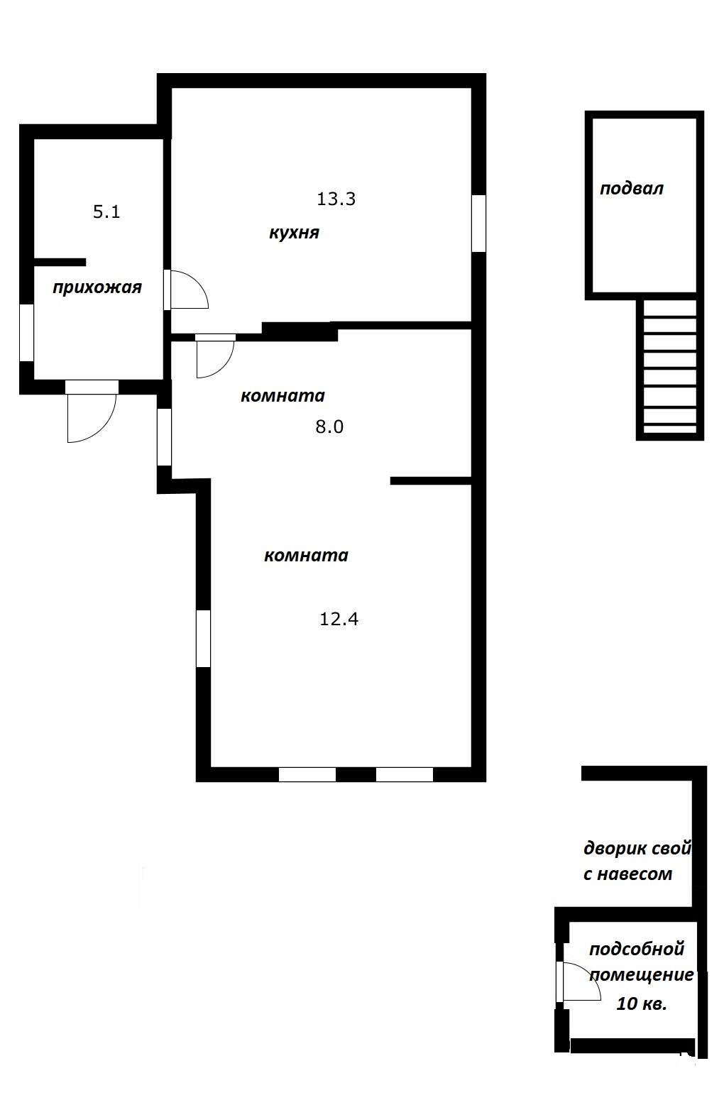 Фото №3: Часть дома 40 м² + 1.5 сот. - Краснодар, мкр. Западный внутригородской округ, ул. Котовского, 16