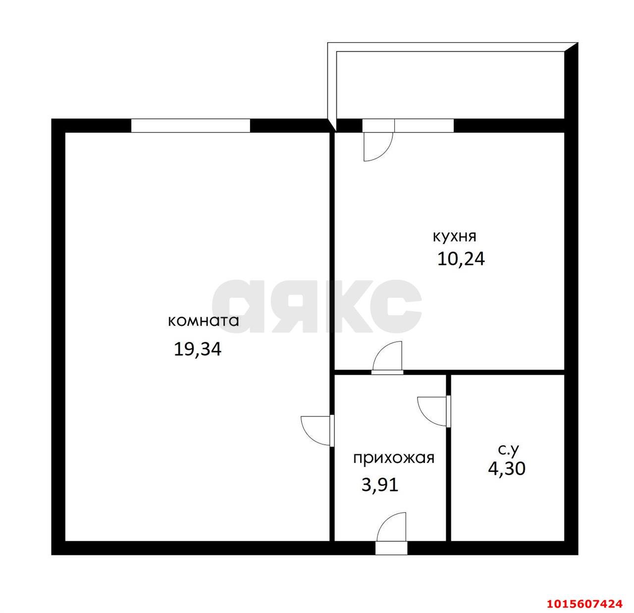 Фото №13: 1-комнатная квартира 42 м² - Краснодар, Фестивальный, ул. Совхозная, 20