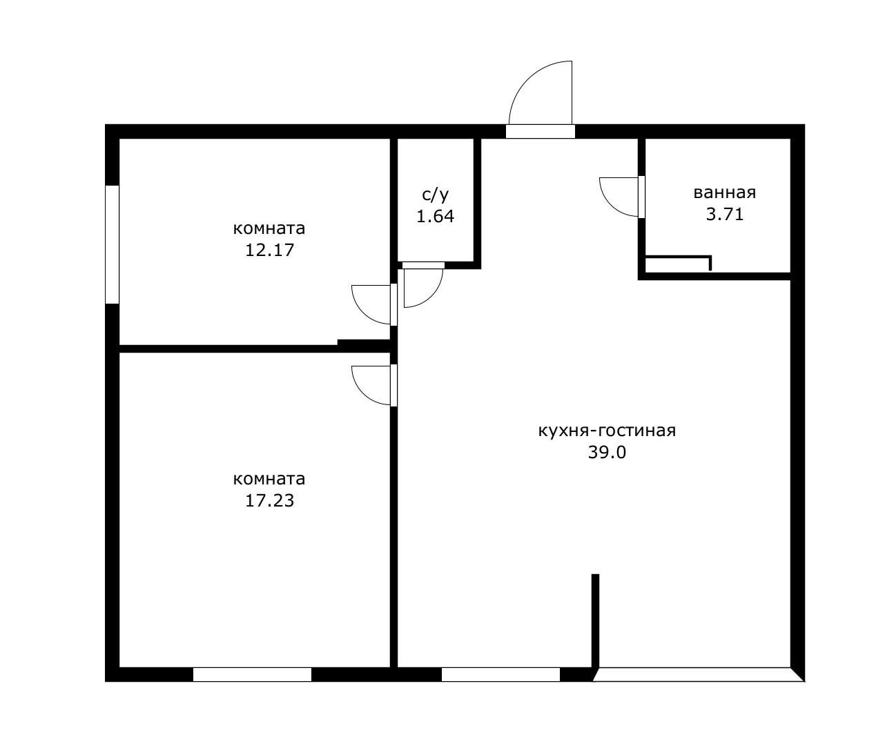 Фото №20: 3-комнатная квартира 73 м² - Краснодар, Прикубанский внутригородской округ, мкр. Достояние, ул. Григория Булгакова, 12