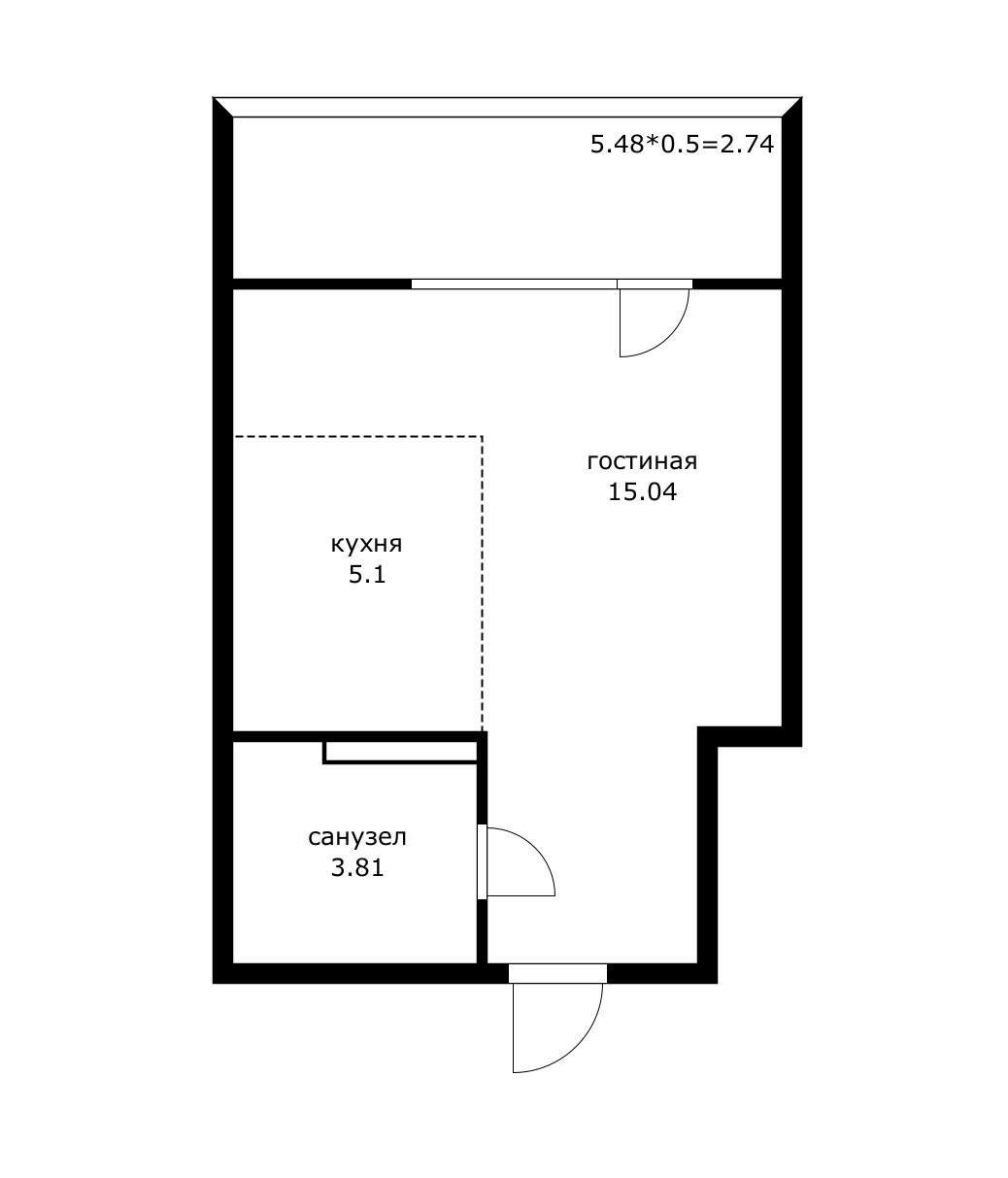 Фото №19: Студия 24 м² - Краснодар, Прикубанский внутригородской округ, мкр. Достояние, ул. Конгрессная, 33к1