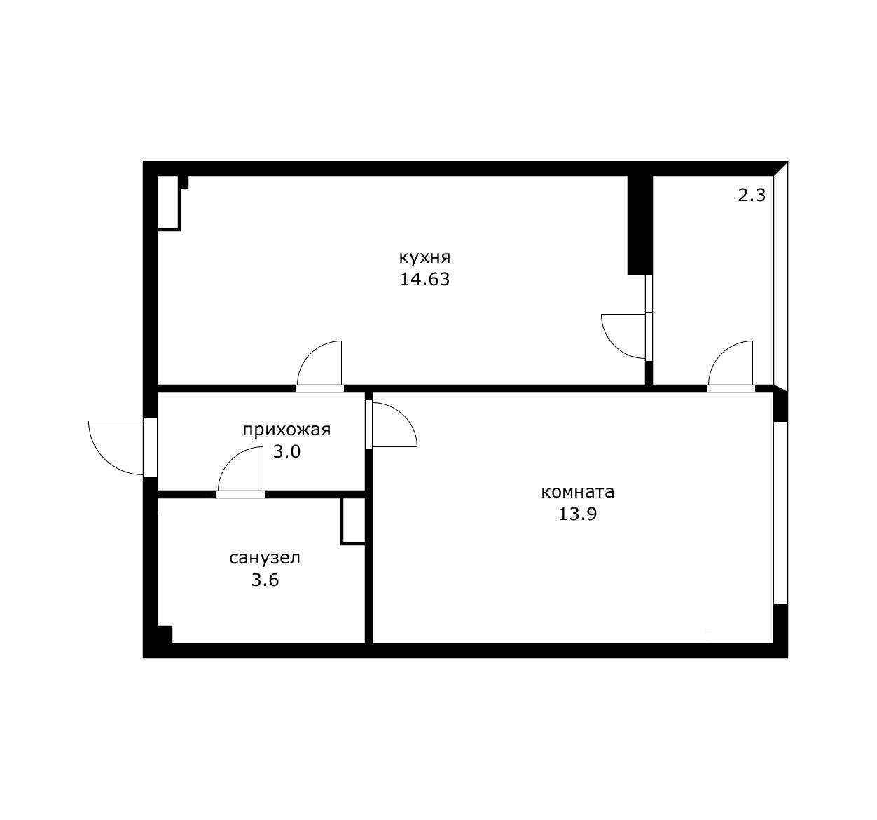 Фото №10: 1-комнатная квартира 37 м² - Краснодар, Центральный внутригородской округ, Черёмушки, мкр. жилой комплекс Южный Парк, ул. Старокубанская, 2/4к1