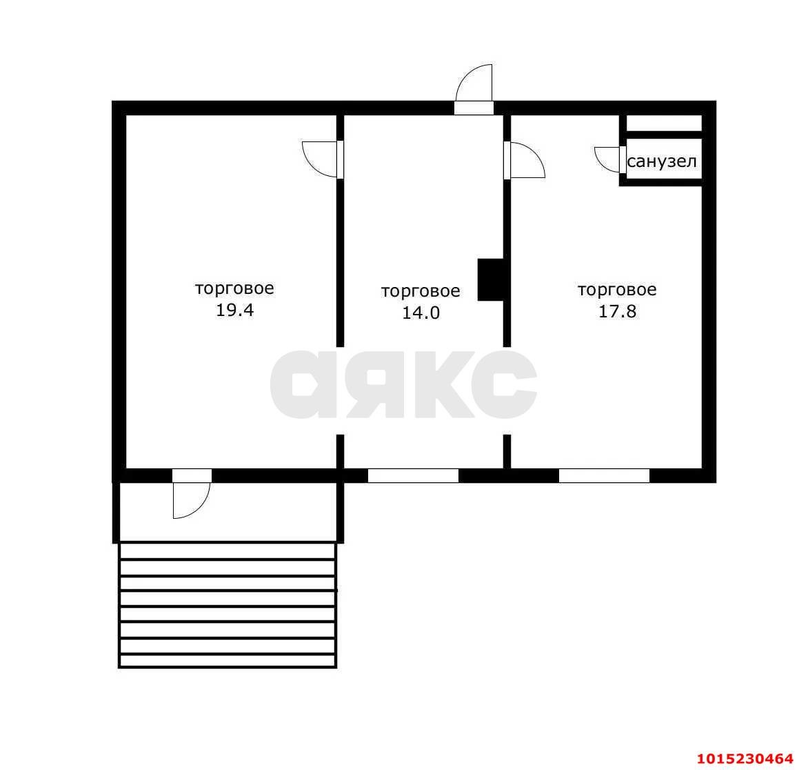 Фото №9: Торговое помещение 53 м² - Краснодар, Комсомольский, ул. Тюляева, 37/3с2
