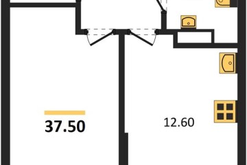 Фото №1: 1-комнатная квартира 37 м² - Краснодар, мкр. Прикубанский внутригородской округ, 
