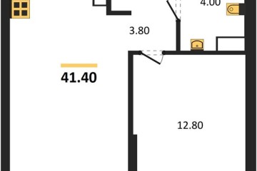 Фото №1: 1-комнатная квартира 41 м² - Краснодар, мкр. Прикубанский внутригородской округ, 