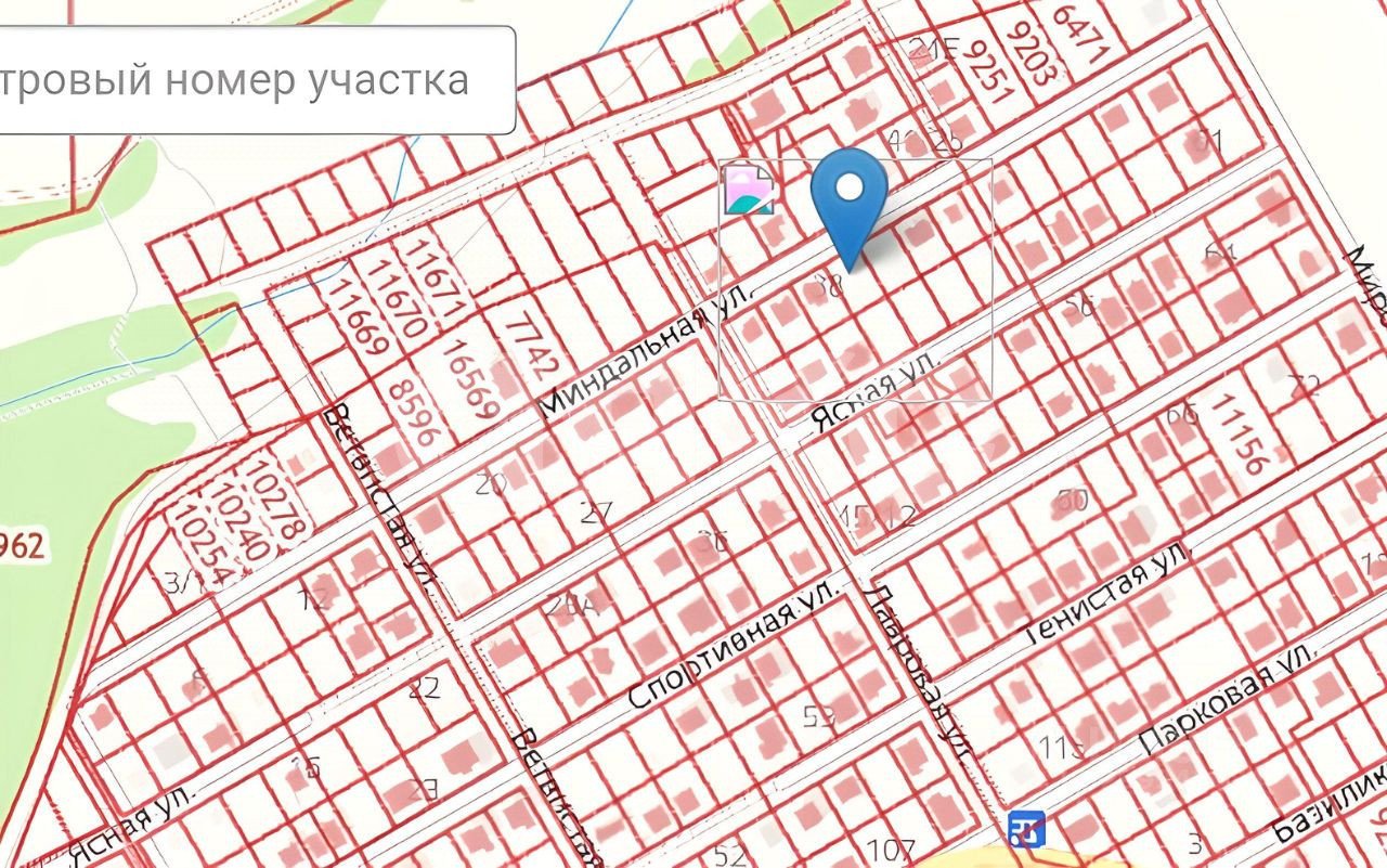 Фото №2: Земельный участок под ИЖС 6 сот. - Российский, ул. Миндальная, 40