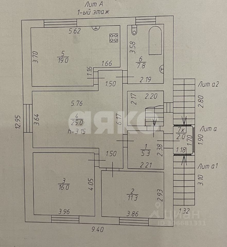 Фото №34: Дом 176 м² + 5 сот. - Большой Лог, ул. Советская, 54