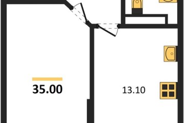 Фото №1: 1-комнатная квартира 35 м² - Краснодар, мкр. Догма Парк, ул. Марины Цветаевой, 36