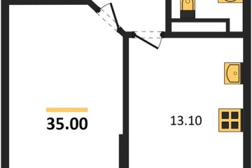 Фото №1: 1-комнатная квартира 35 м² - Краснодар, мкр. Догма Парк, ул. Марины Цветаевой, 36