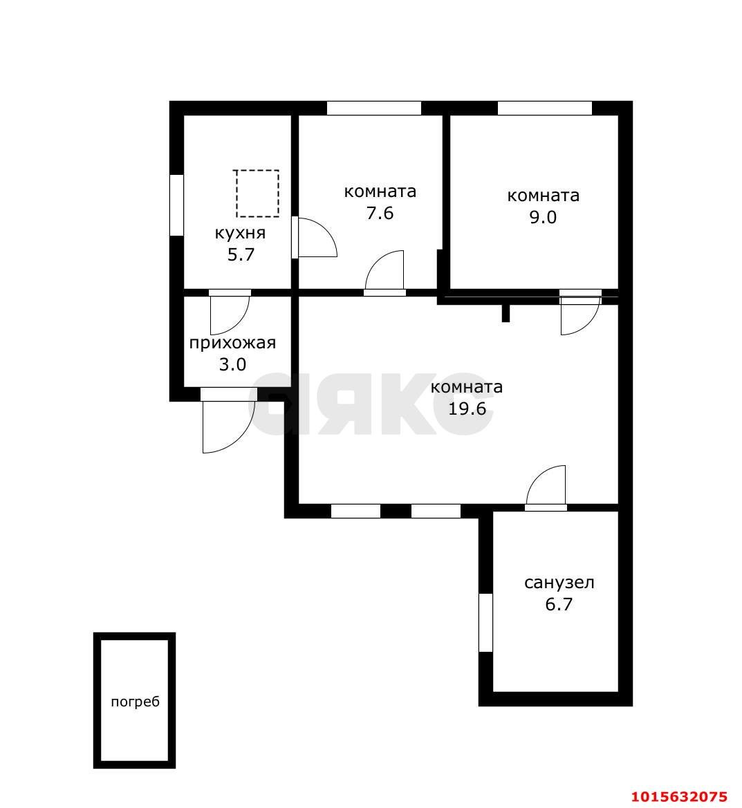 Фото №9: Дом 51 м² + 4.32 сот. - Краснодар, Покровка, ул. Северная, 528/11