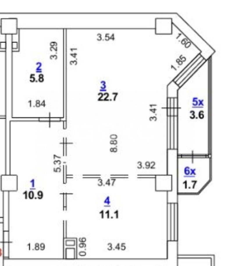 Фото №8: 1-комнатная квартира 55 м² - Ростов-на-Дону, Кировский, ул. Восточная, 7с1