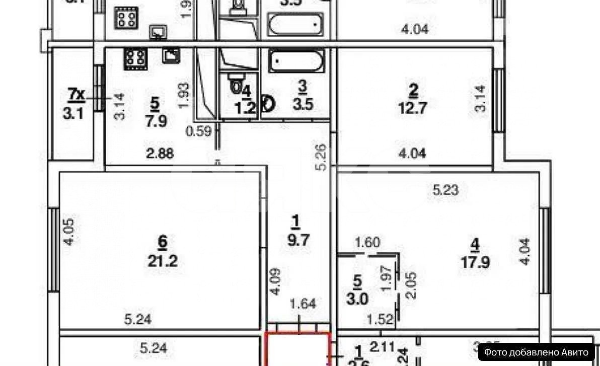 Фото №17: 2-комнатная квартира 57 м² - Ростов-на-Дону, жилой комплекс Акварель, ул. Скачкова, 54