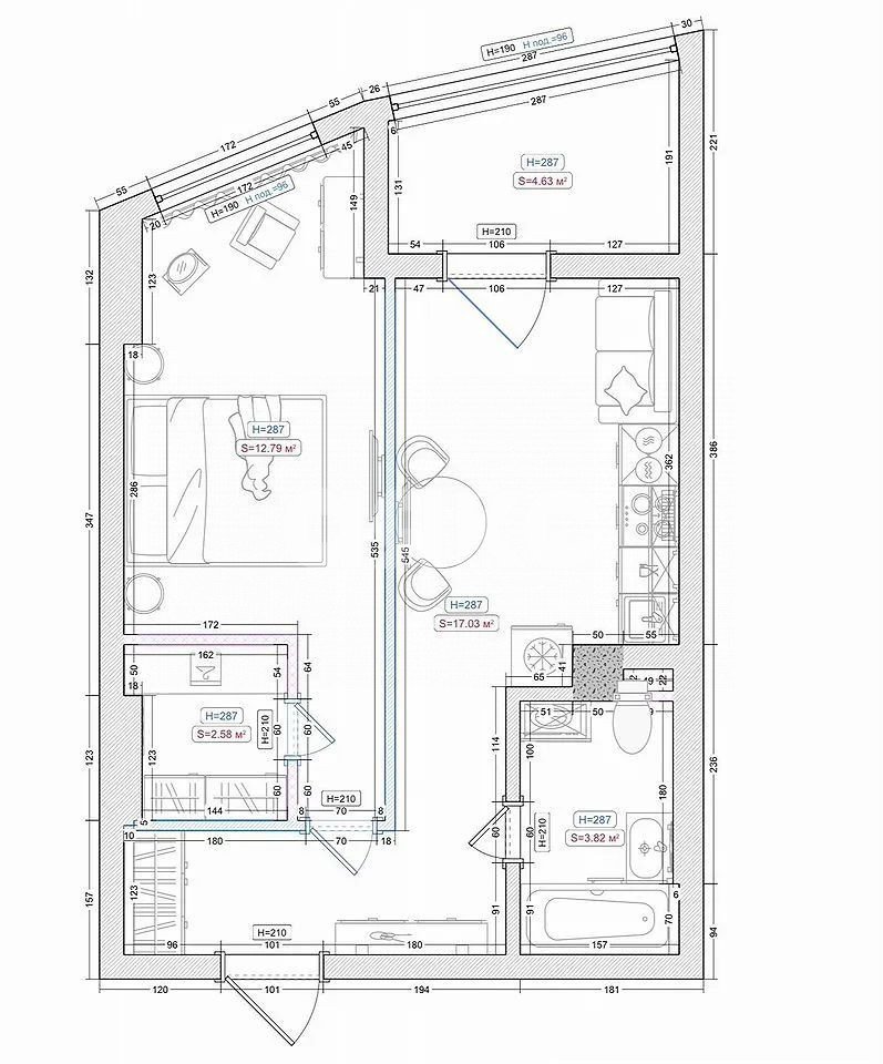 Фото №22: 2-комнатная квартира 41 м² - Ростов-на-Дону, Западный, ул. Привокзальная площадь, 3