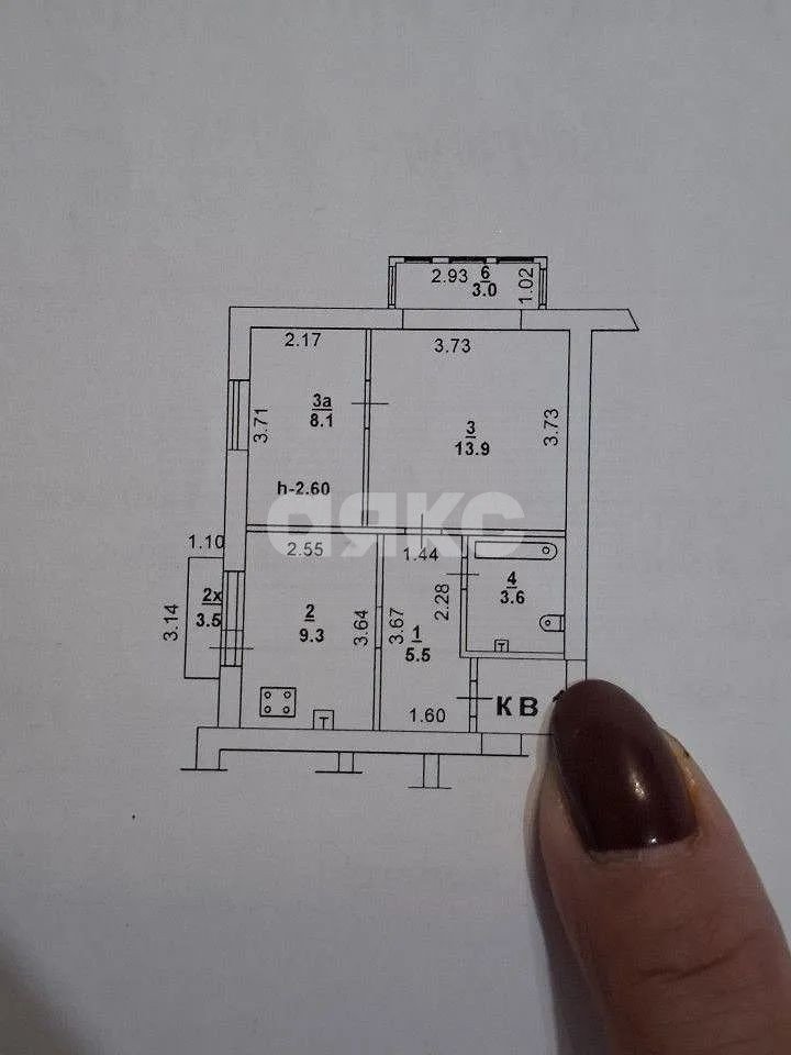 Фото №14: 2-комнатная квартира 44 м² - Ростов-на-Дону, квартал Нижнегниловской, ул. 1-я Круговая, 91
