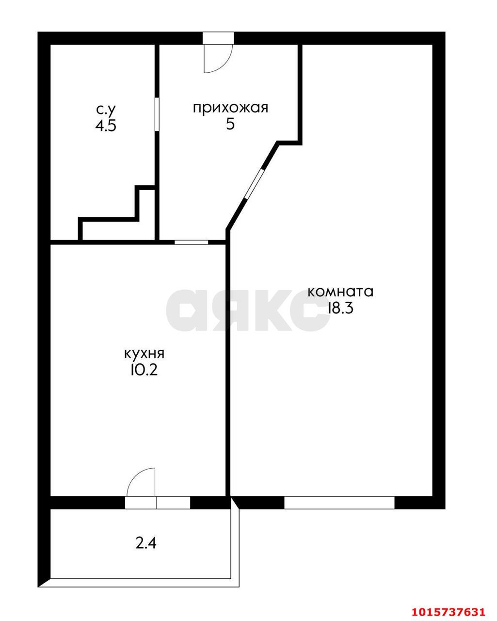 Фото №9: 1-комнатная квартира 40 м² - Краснодар, имени Петра Метальникова, ул. Петра Метальникова, 5к3