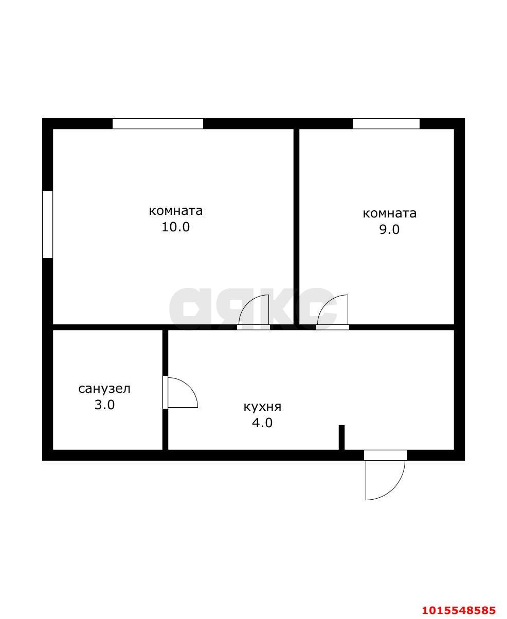 Фото №6: 2-комнатная квартира 22 м² - Краснодар, Западный внутригородской округ, мкр. Фестивальный, ул. имени Тургенева, 150