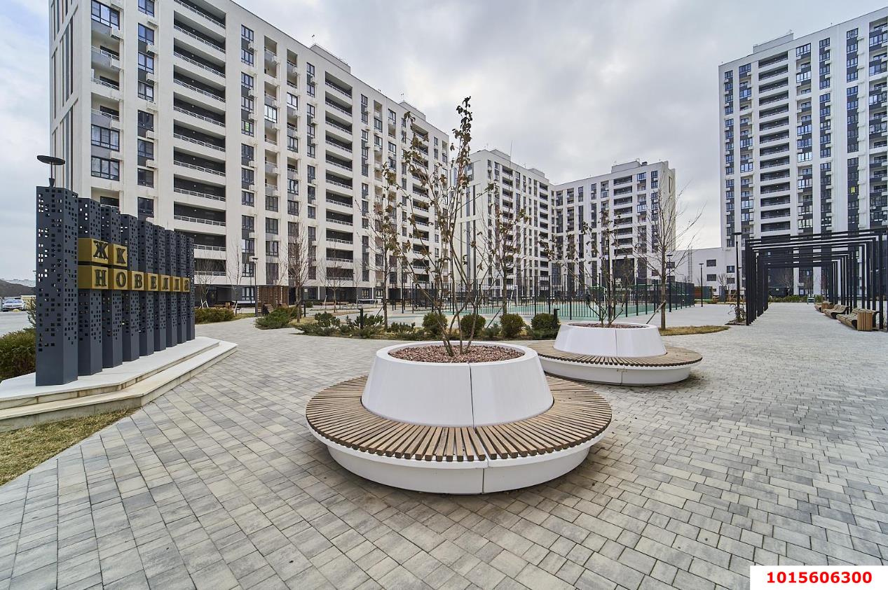 Фото №6: 1-комнатная квартира 40 м² - Краснодар, Прикубанский внутригородской округ, мкр. жилой комплекс Новелла, ул. Питерская, 40к4