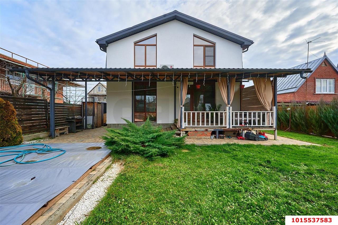 Фото №1: Дом 120 м² + 4 сот. - Знаменский, Карасунский внутригородской округ, мкр. СНТ Автомобилист-2, ул. Клубничная, 99