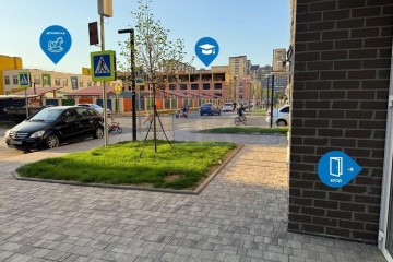 Фото №2: Торговое помещение 37 м² - Краснодар, мкр. жилой комплекс Дыхание, ул. Лётчика Позднякова, 2к24