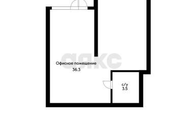 Фото №5: Коммерция 36 м² - Краснодар, мкр. жилой комплекс Дыхание, ул. Лётчика Позднякова, 2к24