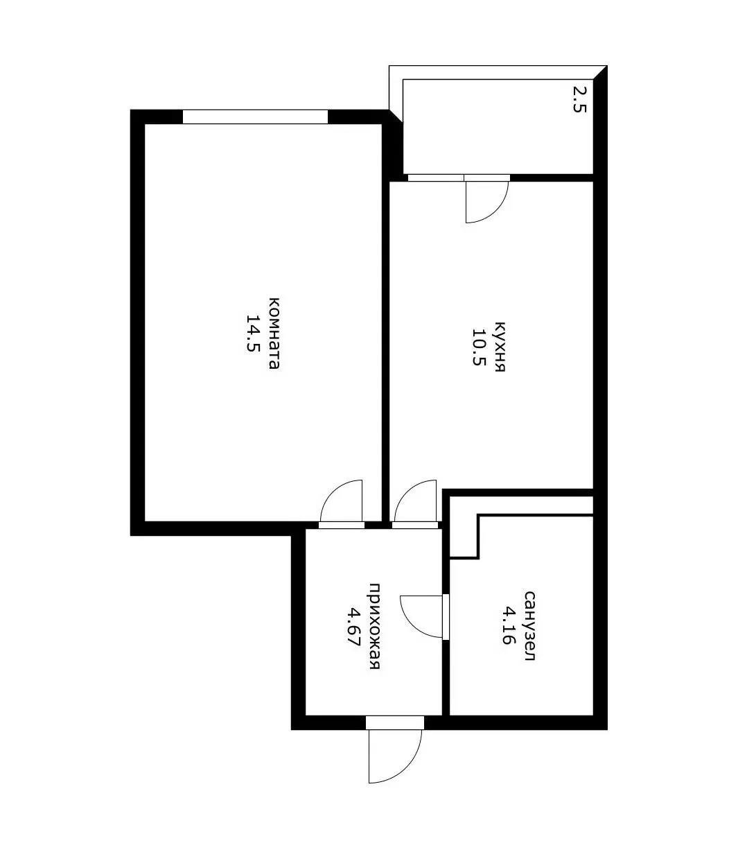 Фото №7: 1-комнатная квартира 33 м² - Краснодар, Прикубанский внутригородской округ, Завод Радиоизмерительных Приборов, имени Петра Метальникова, мкр. жилой комплекс Инсити, ул. Евгении Жигуленко, 11/2