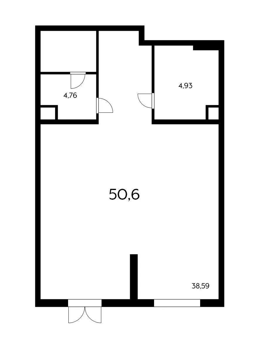 Фото №6: Коммерция 50 м² - Краснодар, жилой комплекс Дружный-2, Прикубанский внутригородской округ, Россинского, мкр. жилой комплекс Дружный, б-р Адмиралтейский, 3к3