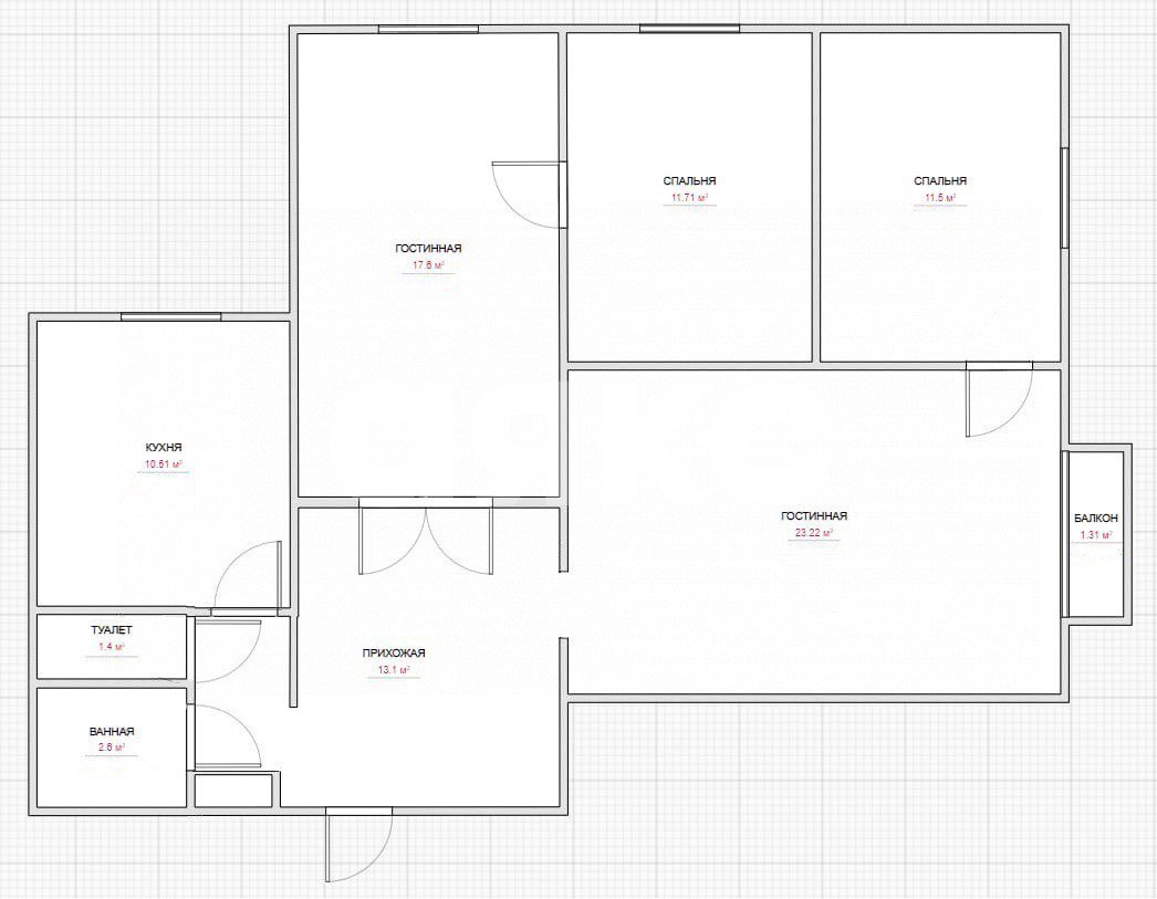 Фото №42: 3-комнатная квартира 92 м² - Москва, квартал 1В, ул. Каширское шоссе, 9к1