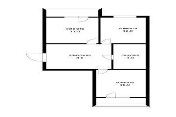 Фото №5: 2-комнатная квартира 54 м² - Краснодар, мкр. Завод Радиоизмерительных Приборов, ул. имени С.В. Рахманинова, 32