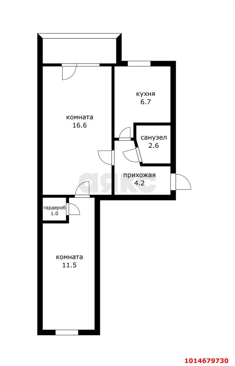 Фото №9: 2-комнатная квартира 45 м² - Краснодар, 40 лет Победы, ул. Колхозная, 82