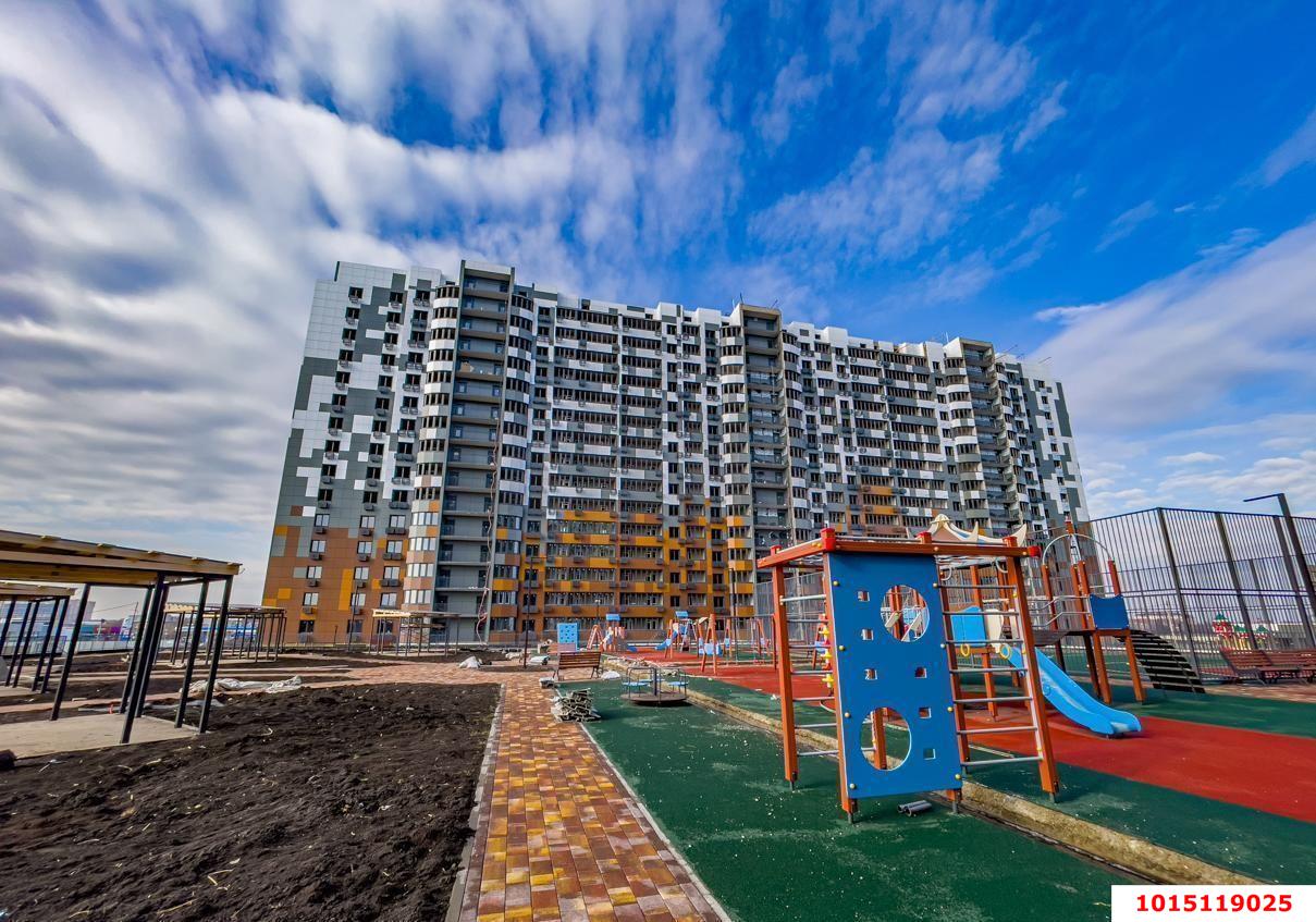 Фото №1: 1-комнатная квартира 45 м² - Краснодар, Прикубанский внутригородской округ, мкр. жилой комплекс Хорошая Погода, ул. Кирилла Россинского, 3/1