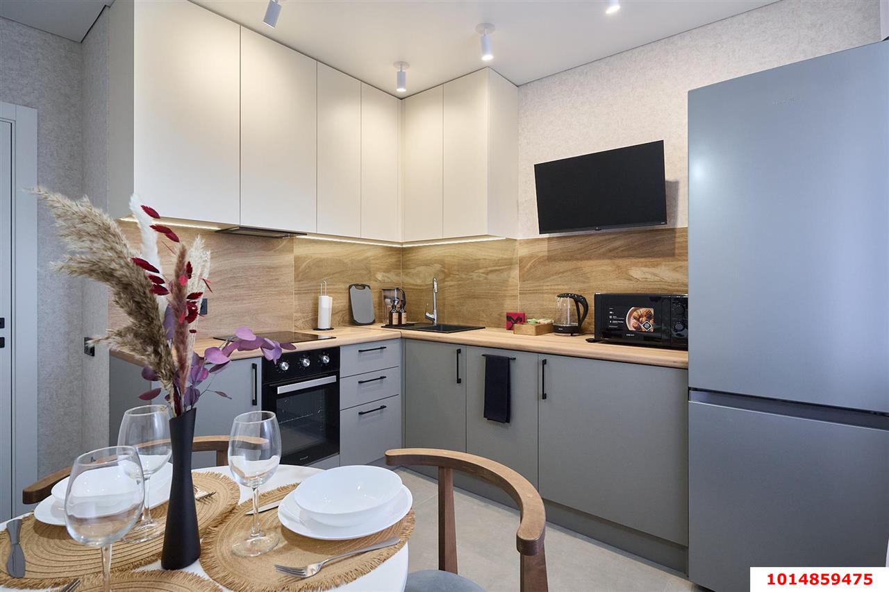 Фото №6: 1-комнатная квартира 39 м² - Краснодар, Прикубанский внутригородской округ, Микрохирургии глаза, мкр. жилой комплекс Сограт, ул. Красных Партизан, 4/15