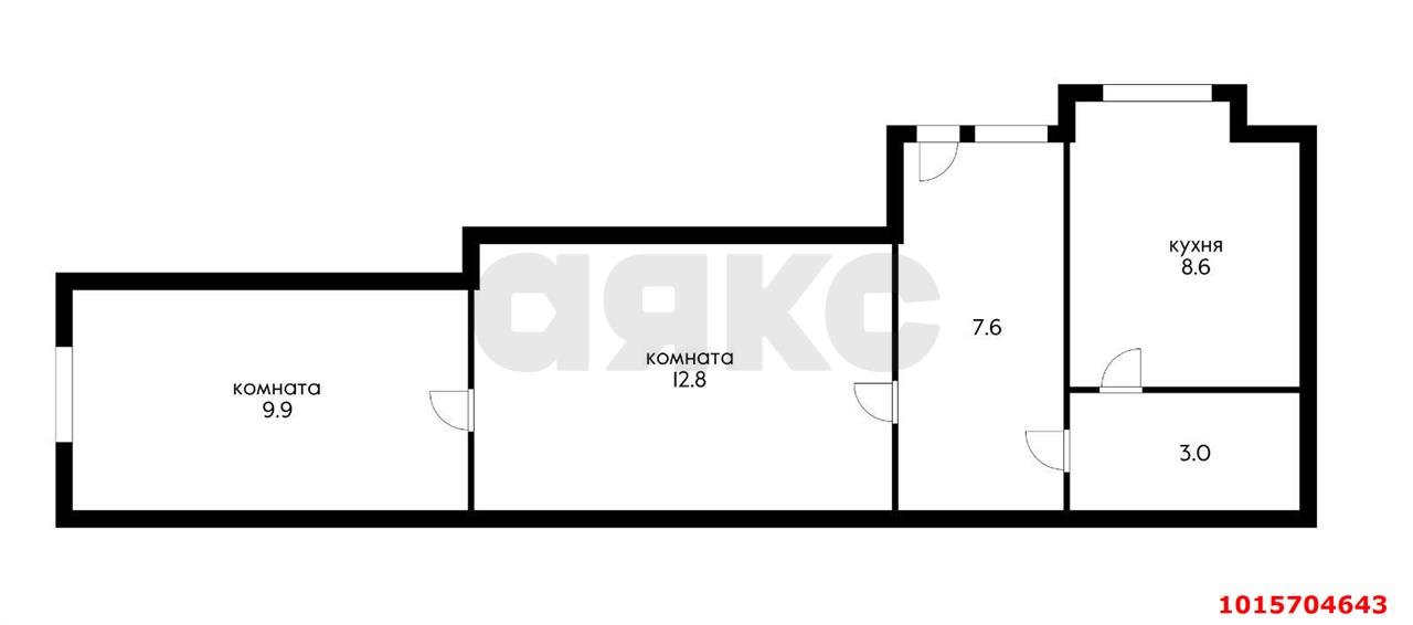 Фото №11: 2-комнатная квартира 41 м² - Краснодар, Центральный внутригородской округ, мкр. Центральный, ул. Гоголя, 100