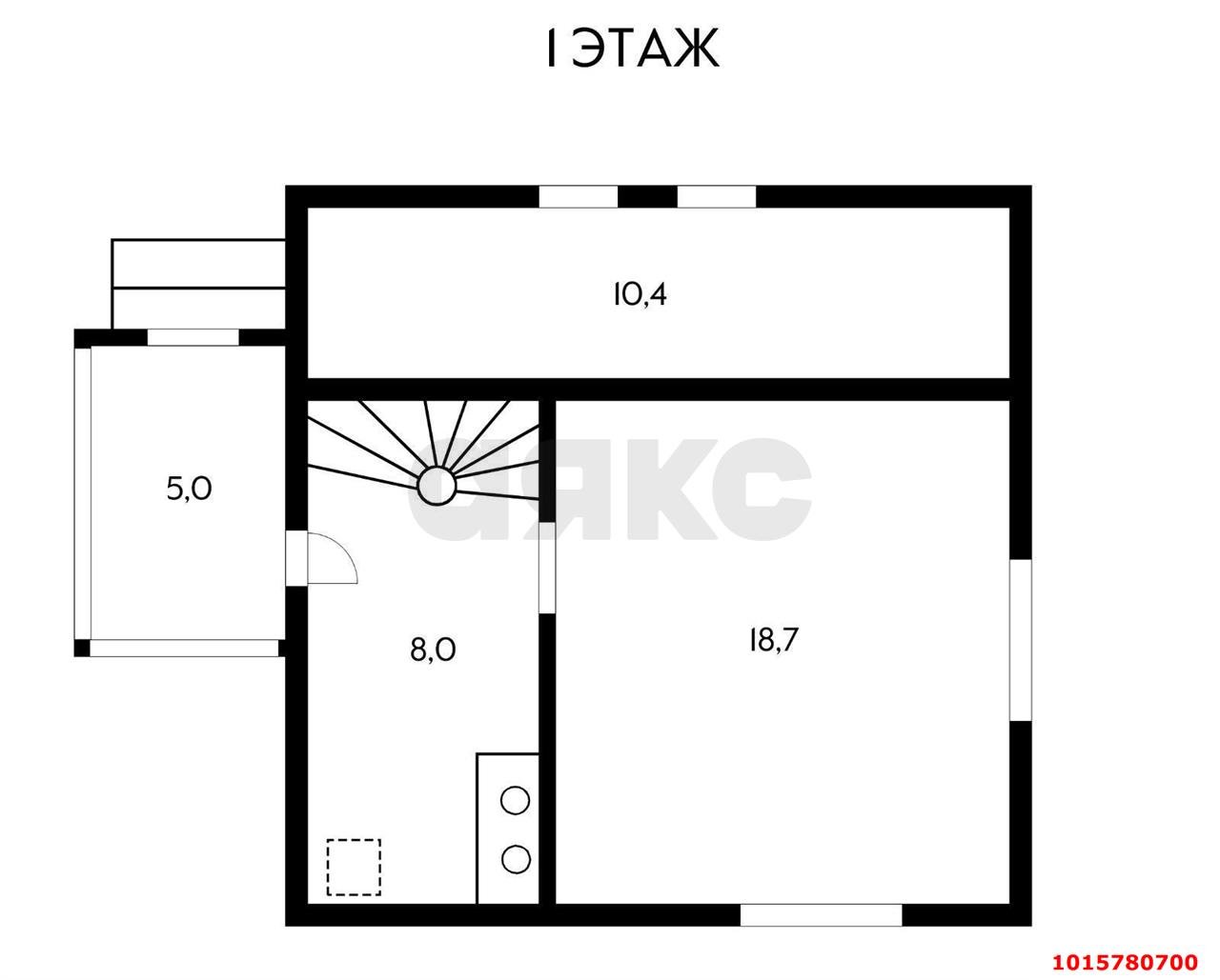 Фото №10: Дом 61 м² + 3.1 сот. - Елизаветинская, Прикубанский внутригородской округ, ст Росинка, ул. Малиновая, 160