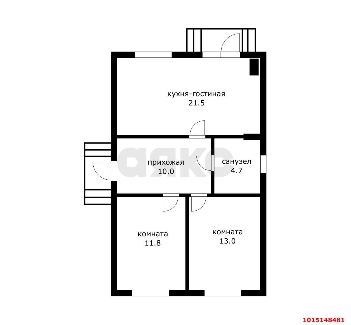 Фото №18: Дом 60 м² + 3 сот. - Копанской, мкр. Прикубанский внутригородской округ, ул. Красные Зори, 76к1