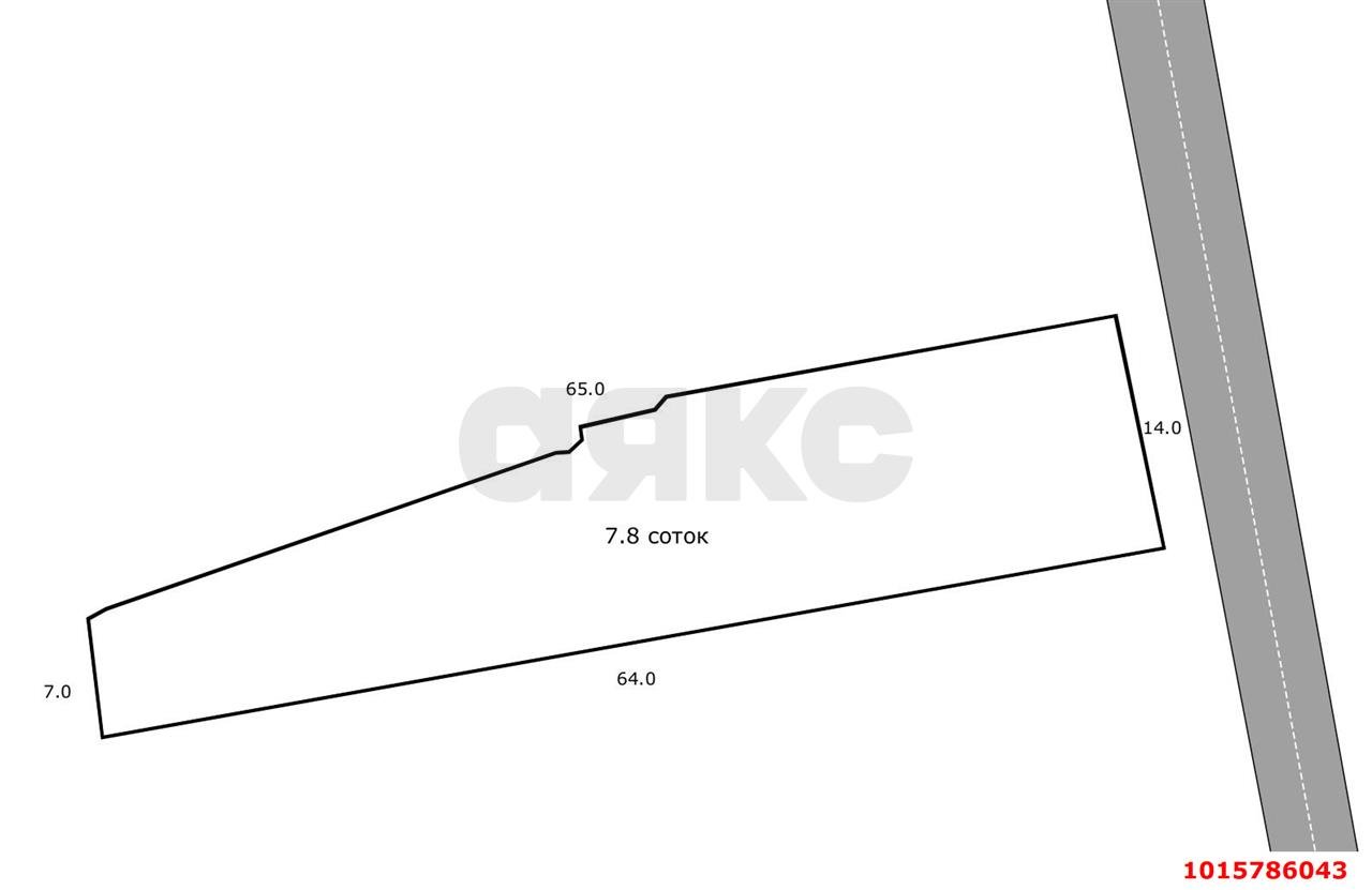 Фото №1: Земельный участок 7.8 сот. - Медведовская, ул. Ковтюха, 19Б