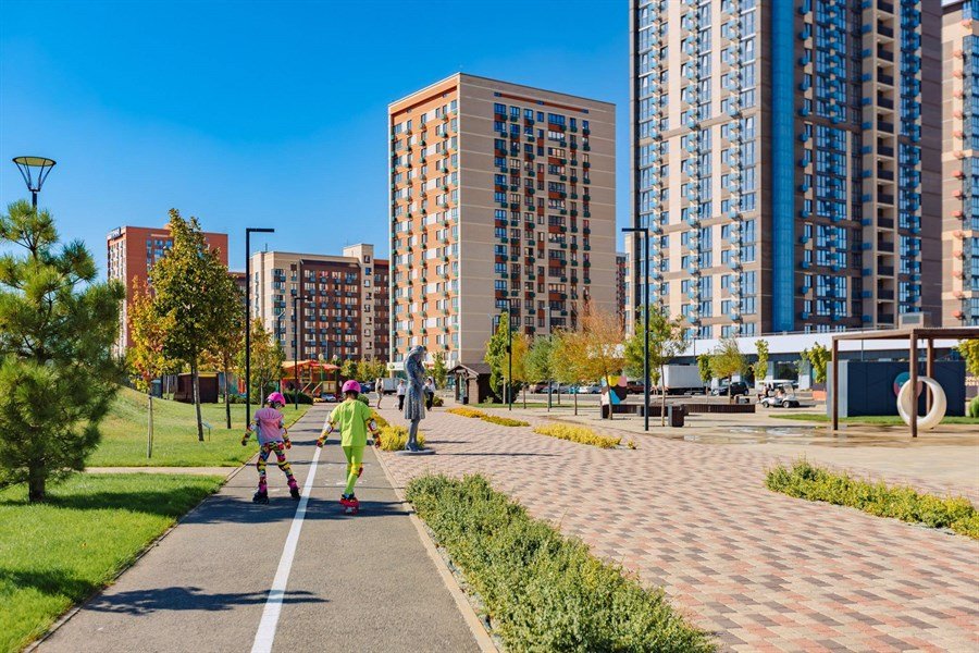 Фото №6: 2-комнатная квартира 76 м² - Знаменский, Карасунский внутригородской округ, мкр. Родные Просторы