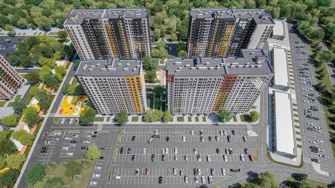 Фото №3: 1-комнатная квартира <span class="whitespace-nowrap">39 м²</span>, <span class="whitespace-nowrap">16/16 эт.</span> - Яблоновский, мкр. ЖК Мегасити
