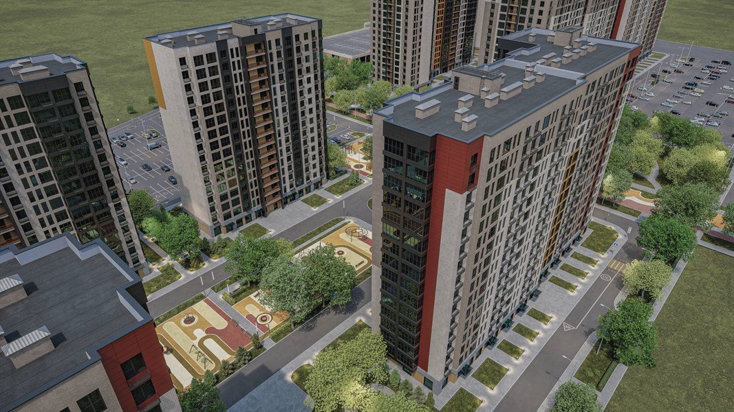 Фото №6: 2-комнатная квартира 50 м² - Яблоновский, мкр. ЖК Мегасити