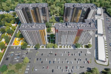 Фото №3: 2-комнатная квартира 66 м² - Яблоновский, мкр. ЖК Мегасити, 