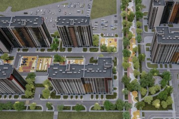 Фото №5: 2-комнатная квартира 66 м² - Яблоновский, мкр. ЖК Мегасити, 