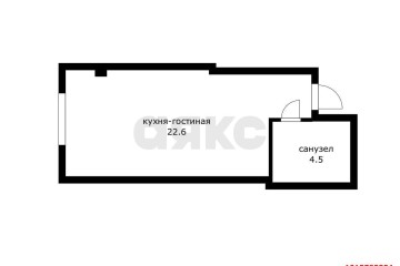 Фото №4: Студия 27 м² - Краснодар, мкр. Новый, ул. 2-я Трудовая, 1