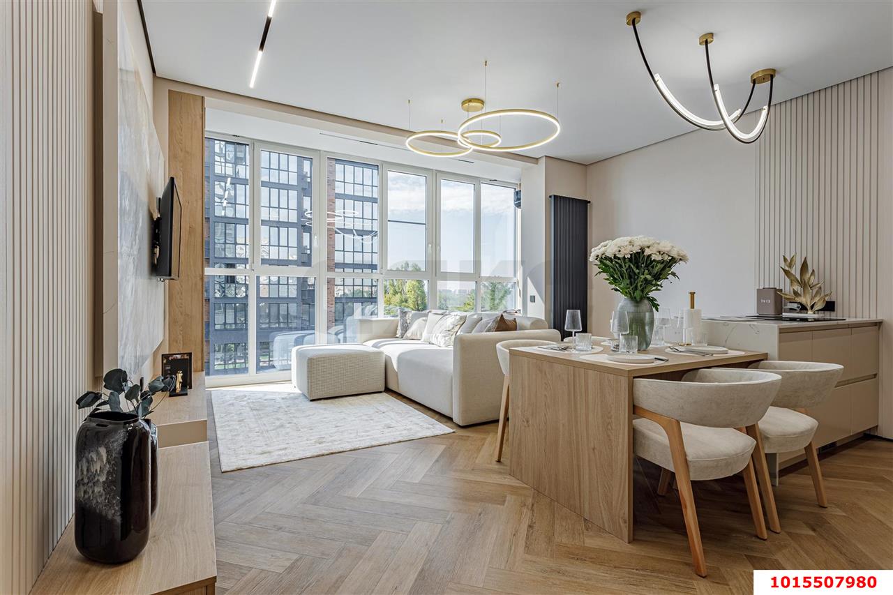 Фото №1: 2-комнатная квартира 62 м² - Краснодар, Прикубанский внутригородской округ, мкр. Фестивальный, ул. Круговая, 4/1к4