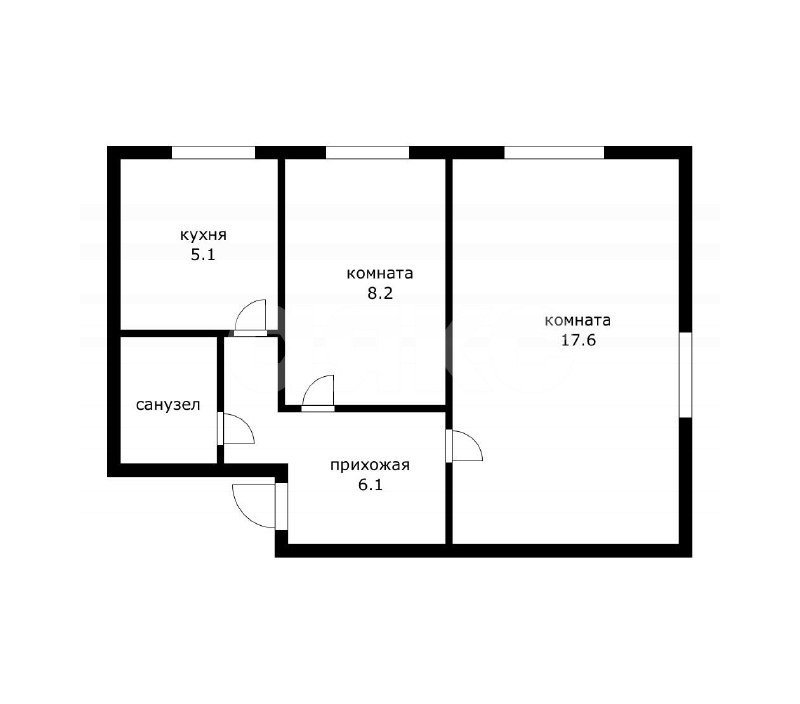 Фото №19: 2-комнатная квартира 41 м² - Реутов, 4-й, ул. Гагарина, 22