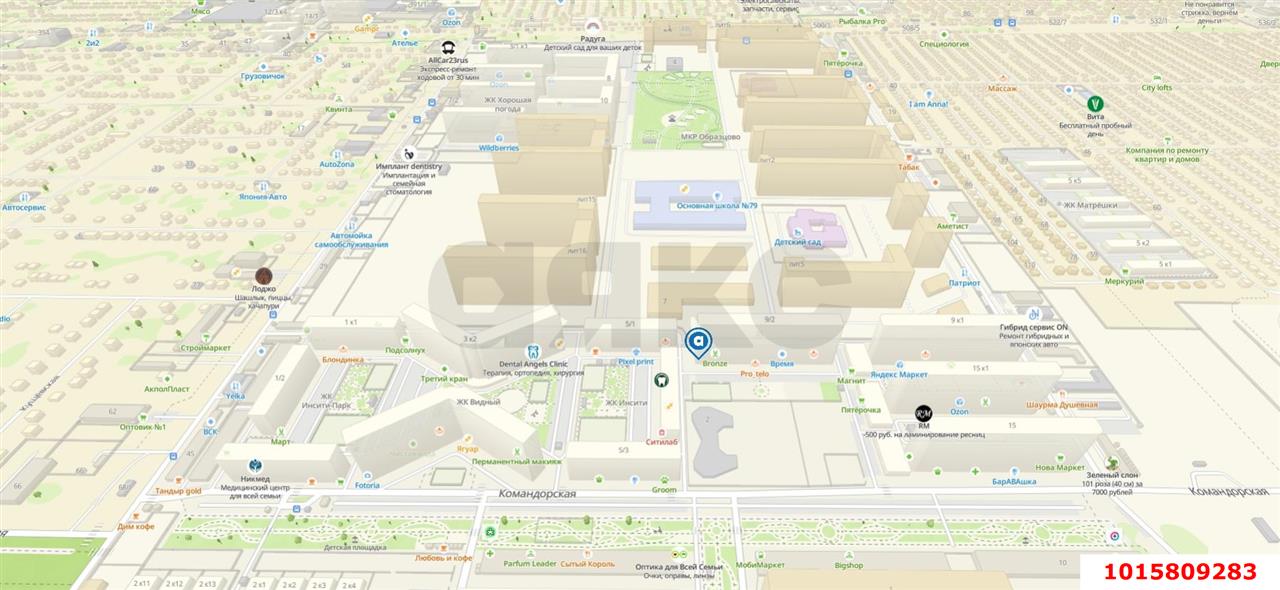 Фото №14: Коммерция 54 м² - Краснодар, Прикубанский внутригородской округ, Россинского, мкр. жилой комплекс Символ, ул. Командорская, 9/2