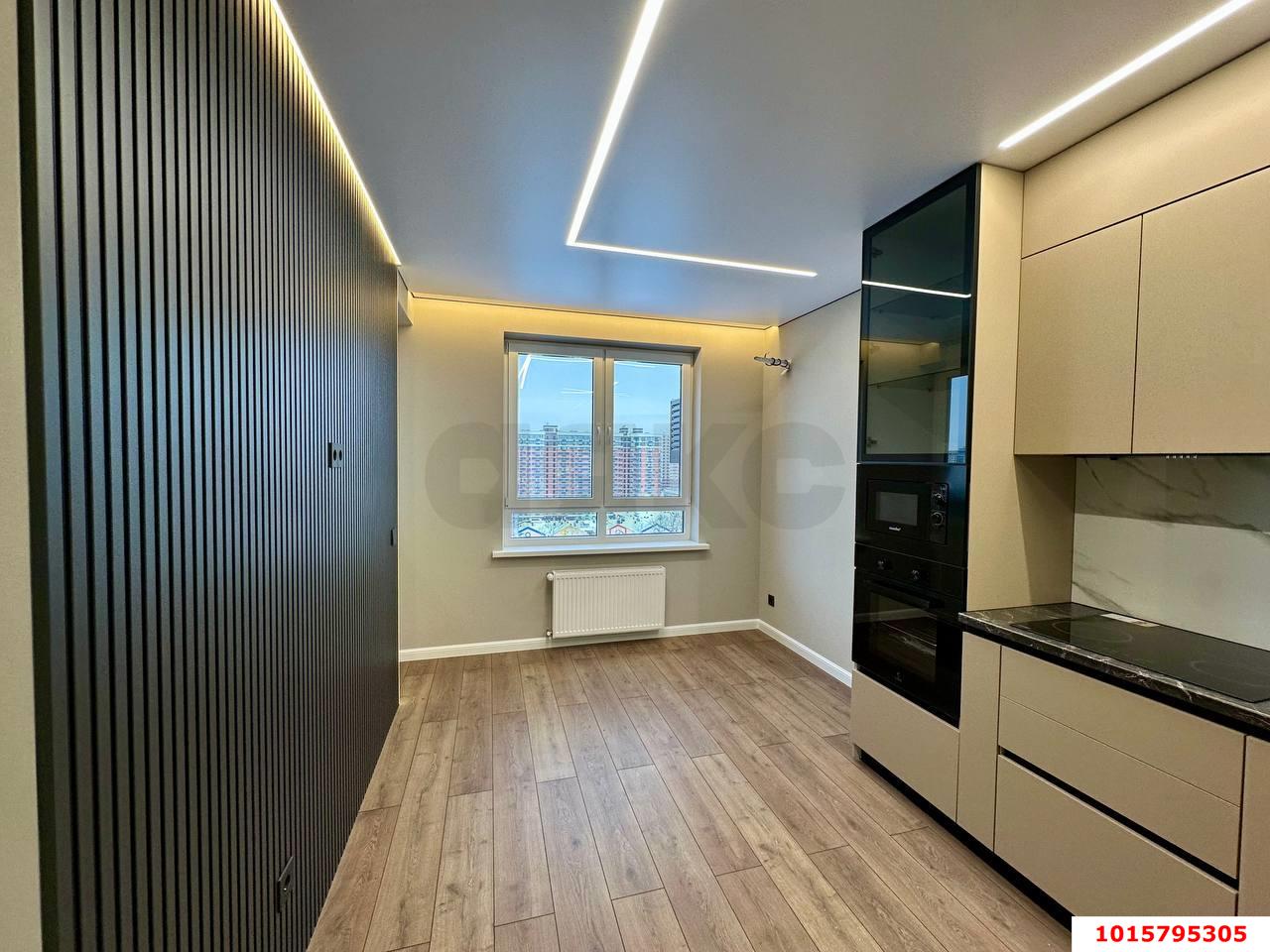 Фото №2: 1-комнатная квартира 38 м² - Краснодар, Прикубанский внутригородской округ, мкр. жилой комплекс Самолёт-4, ул. Ивана Беличенко, 95